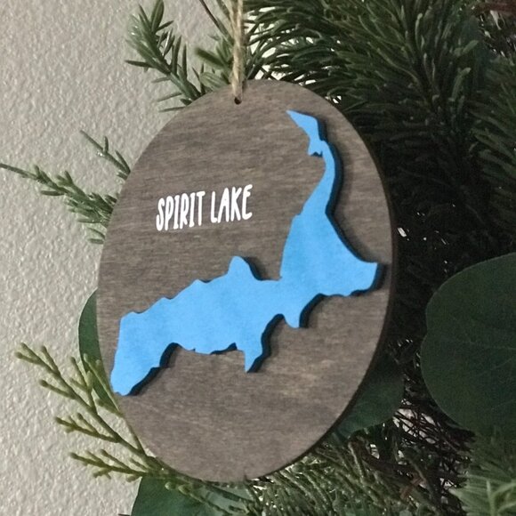 Spirit Lake Idaho Ornament - Picture 3 of 3